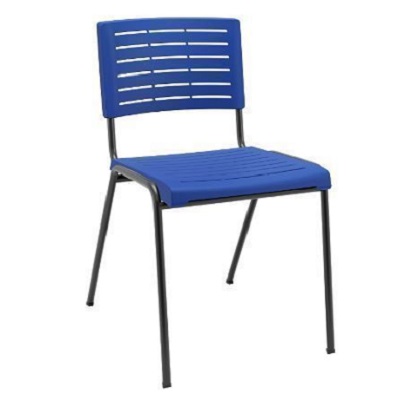 Cadeira fixa plástica modelo  niala colorida